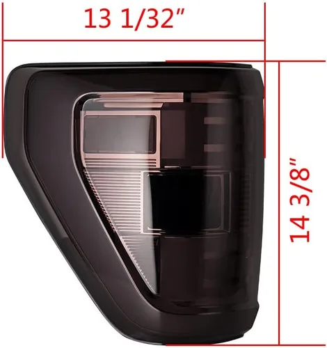 Vista 2 de Astra Depot Luz trasera de freno, lámpara de señal de giro trasera compatible con Ford F150 F-150 XL 2021 2022 2023 lado del pasajero