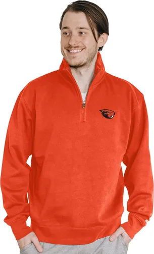 Vista 179 de Blue 84 Sudadera con cremallera de un cuarto para hombre de la NCAA