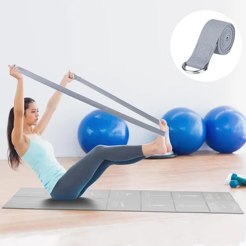 Vista 5 de Tapete de yoga plegable para mujer, tapete de ejercicio antideslizante para gimnasio en casa, juego de alfombrillas de yoga de viaje de 0.197 in