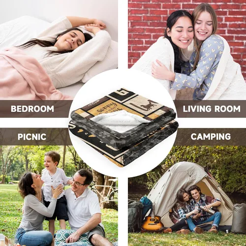 Vista 7 de Manta de regalo Golden Retriever para mujer, el mejor regalo para los amantes de los Golden Retriever, manta decorativa Goldens Retrievers de 60 x