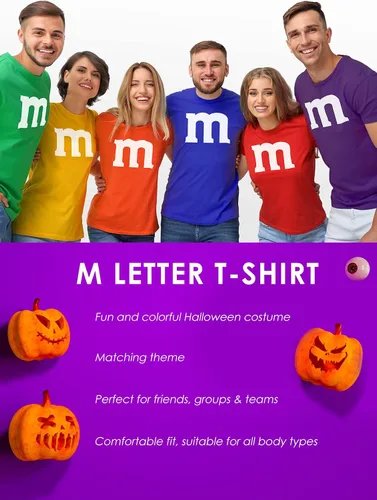 Vista 4 de Promotion & Beyond - Camisa de disfraz para adolescentes, diseño divertido de Halloween