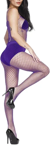Vista 3 de Body de lencería sexy de red para mujer, para sexo, body de malla traviesa de una pieza, juego de rol, babydoll de stripper camisón