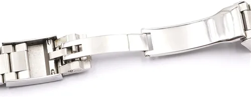 Vista 5 de HAODEE 20 21mm Watch Band Stainless Steel Solid Curved End Screw Links Wrist Bracelet For Rolex Submariner Oyster Datejust