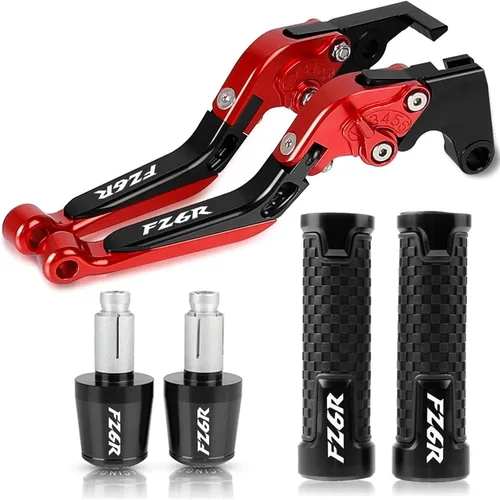 Vista 19 de Palancas de embrague de freno de motocicleta para manillar Yamaha FZ6R FZ 6R FZ-6R 2009 2010 2011 2012 2013 2014 2015 2016 2017 (Color : 1)