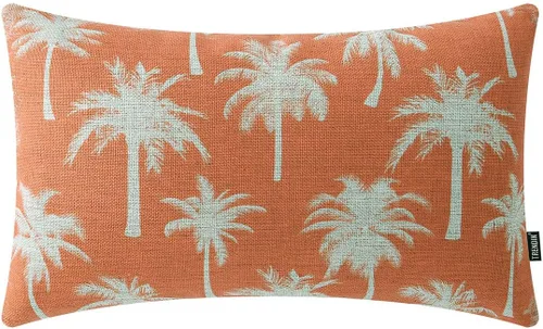 Vista 15 de [Usado] TRENDIN Funda de Almohada de Sofá con Palmera 18X18 Decoración Tropical de Verano Funda de Cojín Cuadrada de Lino Decoraciones para el Hogar