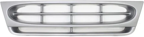 Vista 5 de Rejilla frontal plateada e inserto + panel de cabecera de plástico ABS + deflector de piedra de relleno de parachoques imprimado para Ford Econoline