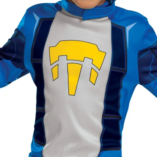 Vista 5 de Triceratops Dinozord Deluxe Disfraz para niños