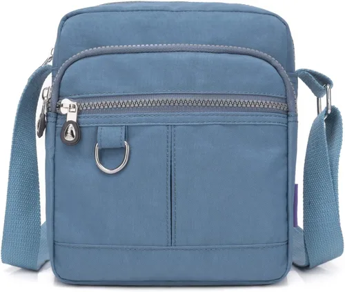 Vista 12 de Bolso cruzado de nailon casual, impermeable, ligero, para mujer