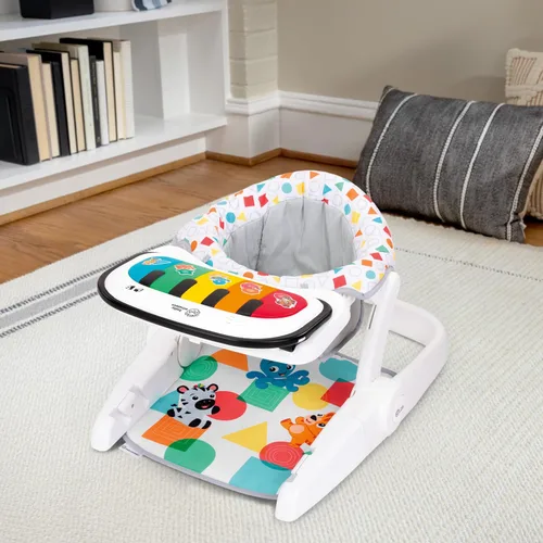 Vista 9 de Baby Einstein 4 en 1 Kickin' Tunes - Asiento de piso para aprender a sentarse música e idioma, con 2 posiciones y piano desmontable, a partir de 4