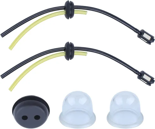 Vista 7 de Adefol Línea de combustible 2 agujeros de arandela para Honda GX31 GX35 GX35NT GX22 GX25 GX25N GX25NT GX25T repuesto con filtro de cebador kit