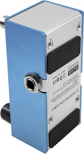 Vista 3 de Mini pedal de efectos de guitarra eléctrica, carcasa de metal, adaptador de CC de 9 V, True Bypass para kit de guitarra eléctrica múltiple