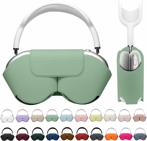Vista 11 de Maxjoy para Apple Airpods Max Funda inteligente de cubierta, Accesorios de cubierta protectora de cuero PU suave para Airpod Max con modo de sueño