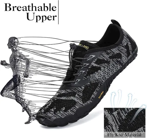 Vista 2 de SAGUARO Men's Women's Barefoot Minimalist Shoes Athletic Hiking Water Shoes for Aqua Swimming Trail Running Cross Training