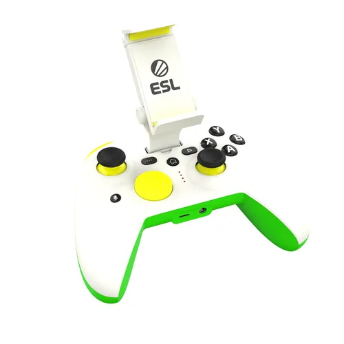 Vista 2 de RiotPWR ESL Gaming Controller for Android Wired Android Gamepad with Triggers, Power Pass Through Charging, D-Pad & Headphone Socket - Handheld