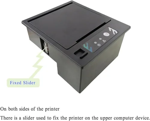 Vista 4 de Módulo de impresión de puerto serie RS232 de impresora térmica de recibos de 2.283 in Soporta microcontrolador Android Linux Desarrollo secundario