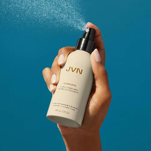 Vista 8 de JVN Bruma acondicionadora completa sin enjuague, 2 Fl Oz, tamaño de viaje, multiplicador de humedad antifrizz, desenredante, spray de protección UV