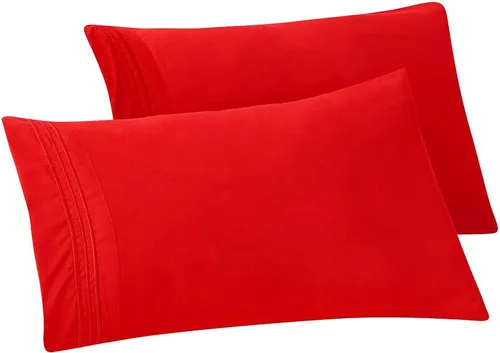 Vista 28 de Elegant Comfort Fundas de almohada sólidas de microfibra de alta calidad hotelera, tejido suave, resistente a las arrugas y a las manchas, fácil