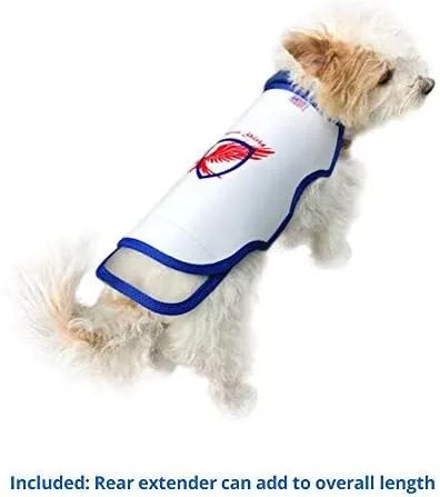 Vista 3 de Chaleco para mascotas resistente a pinchazos para perros pequeños, protección a prueba de garras contra ataques de coyotes, halcones, aves de presa