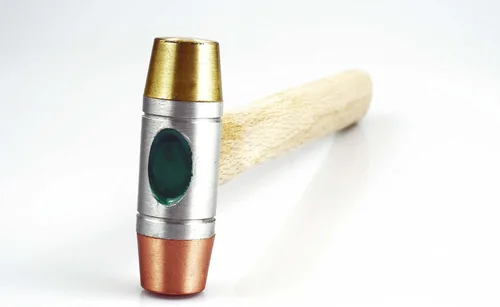 Vista 9 de SE Martillo intercambiable dual 5 en 1 - Cobre roscado, caras de latón - Martillo de armería de 9 pulgadas - 8355HH