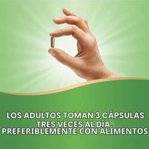 Vista 4 de Nature's Way Bayas de espino de hierbas premium, 1,530 mg por porción, 180 cápsulas (el embalaje puede variar)