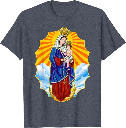 Vista 60 de Chinita Chiquinquira Venezuela Maracaibo Virgen Chiquinquira Chinita Zulia Camiseta negra