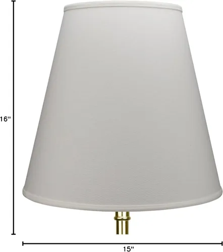 Vista 6 de FenchelShades.com Juego de 2 pantallas de lámpara de 9 pulgadas de diámetro superior x 16 pulgadas de diámetro inferior x 15 pulgadas de altura