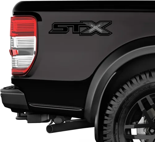 Vista 5 de STX Calcomanías negras para camiones compatibles F150 (2015 - 2020)
