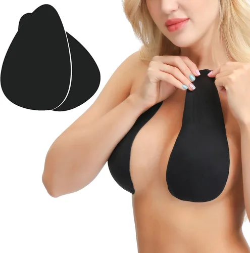 Vista 10 de Cinta adhesiva invisible para levantar el busto, push up para pecho grande copa A-E