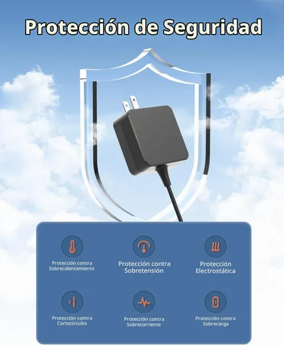 Vista 5 de Superer Cargador rápido apto para Asus Chromebook USB C, 45W