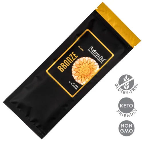 Vista 2 de PerfectaGel Hojas de gelatina de bronce (140 flores) - 20 hojas