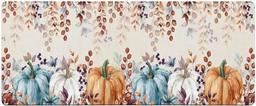 Vista 7 de Alfombra de baño elegante con diseño de calabaza para bañera, antideslizante, de secado rápido y absorbente, de tierra de diatomeas, para fregadero