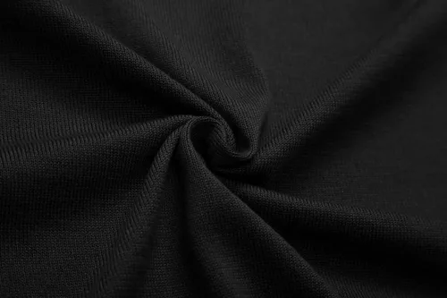 Vista 5 de Urban CoCo Chaqueta de punto de manga larga con frente abierto para mujer Negro