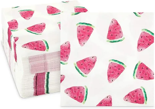 Vista 12 de Sparkle and Bash Servilletas de cóctel para bebé, 5 x 5 pulgadas, plegadas, 100 unidades, 3 capas, color rosa degradado, servilletas de papel