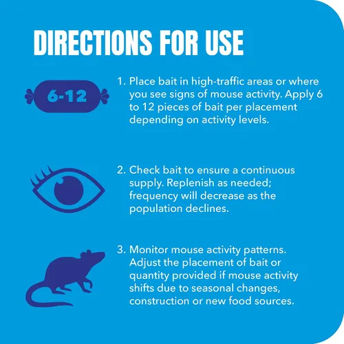 Vista 4 de Evolve Mouse - Salchichas de cebo blando anticonceptivo – 1.5 libras Control de población de ratón basado en la ciencia Gestión de población