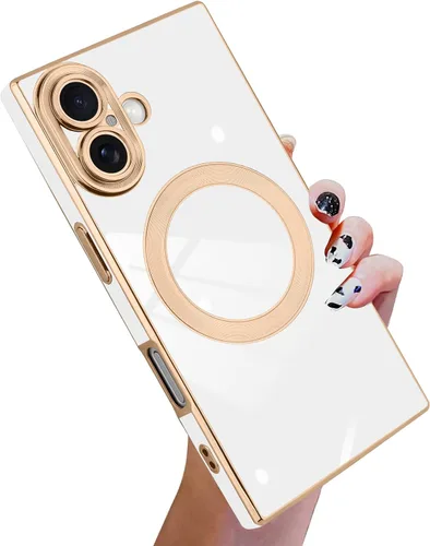 Vista 89 de KANGHAR Funda compatible con iPhone 12 de lujo con bonito diseño galvanizado, carcasa de cuerpo completo, antiarañazos, a prueba de golpes, funda