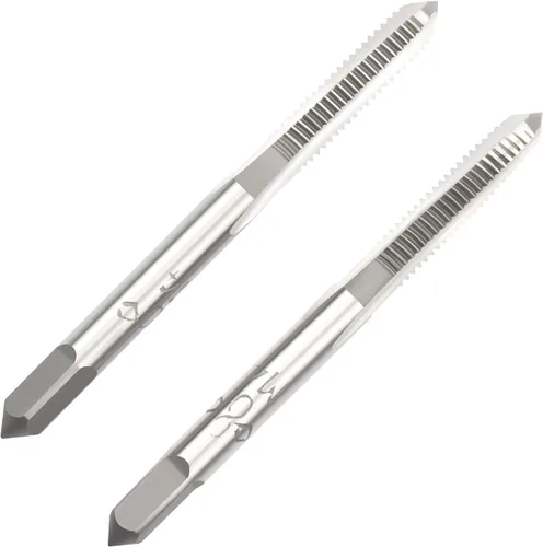 Vista 39 de M2 X 0.4 Mano métrica de grifo, mano derecha M2 X 0.016 in roscado mano grifo 1 par M2 X 0.4 Hand Tap 1Pair, Made of Alloy Tool Steel, Includes a