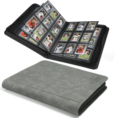 Vista 38 de Carpeta Toploader CARDBINDER, Estuches Duros Toploader, Fundas de 4 Bolsillos para hasta 128 Tarjetas. Carpeta de Tarjetas Toploader con Fundas