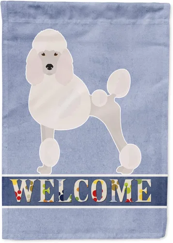 Vista 89 de Caroline's Treasures CK3645GF Bandera de bienvenida de bulldog inglés para jardín, bandera decorativa para patio exterior, obras de arte de patio