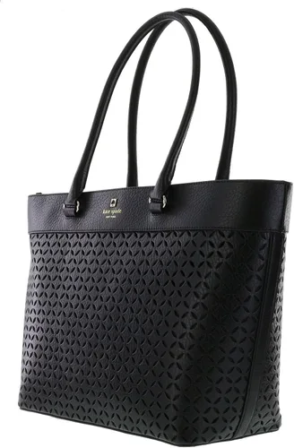 Vista 2 de Kate Spade Perri Lane Huntington Bolso de mano de piel en negro (001)