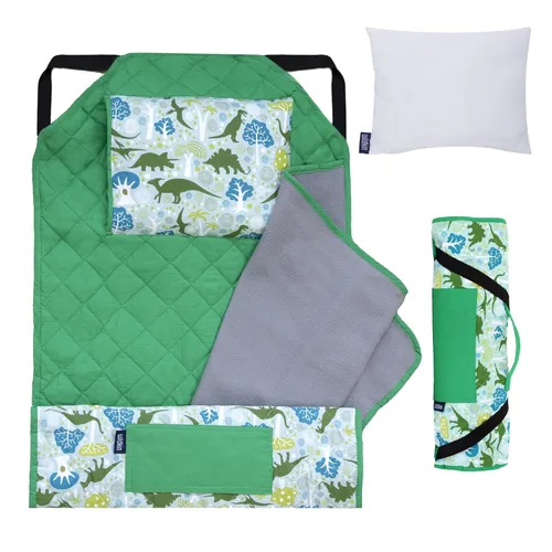 Vista 25 de Wildkin - Tapete para tomar la siesta, moderno y todo en uno, con almohada para infantes (niñas o niños), tamaño perfecto para la guardería
