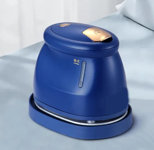 Vista 7 de Vaporizador portátil para ropa de vapor, plancha portátil de mano para viajes en casa, planchado en seco, máquina de planchado caliente, mini