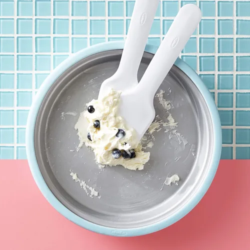 Vista 3 de Chef'n 5255870 Máquina de helados Sweet Spot, incluye libro de recetas, brillo azul