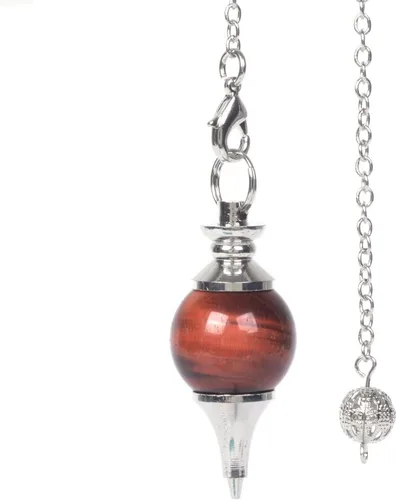 Vista 26 de Péndulo de punto de reiki de chakra curativo de cristal de 1.575 in