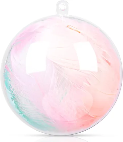 Vista 9 de himaly - Esferas decorativas transparentes y rellenables, para decoración de bodas, Año Nuevo, 20