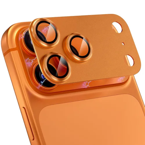 Vista 24 de Choiche - Protector de lente de cámara para iPhone 16 Pro/iPhone 16 Pro Max Full Camera Cover with 9H Tempered Glass Lens Screen Protector Metal