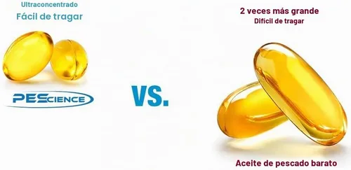 Vista 4 de PEScience Omega 3+, 120 geles blandos, suplemento de aceite de pescado EPA y DHA