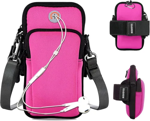 Vista 7 de Brazalete de correr para teléfono celular para iPhone 11 12 13 14 15 16e 16 17 Pro Max Xs X Xr 8 Plus SE Mini, Galaxy S26 S25 S24 S23 S22 Note 20