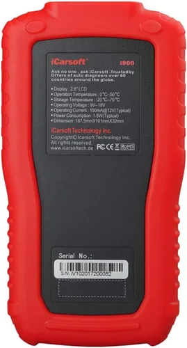 Vista 3 de iCarsoft i900 General Motors Gm Obd2 Car Truck Escáner de diagnóstico Herramienta de reset Borrar código de falla