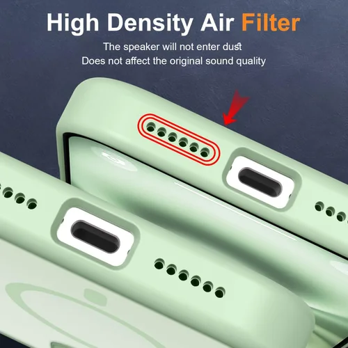 Vista 311 de MOCCA - Funda magnética resistente para iPhone XR de 6.1 pulgadas, compatible con MagSafe, funda con protección contra caídas de grado militar