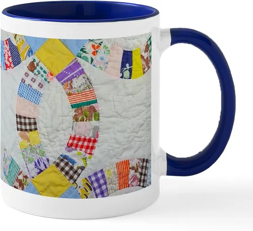 Vista 90 de CafePress Ascii - Taza de café de cerámica, taza de té, 11 onzas